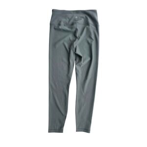 90 Degree Seamless Ribbed Legging High Waisted V Waist Women's Sz M‎ Green Sage